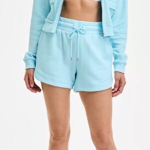 NWT ideology drawstring waist dolphin hem shorts - XL baby blue